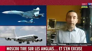 Un Su-27 russe tire 