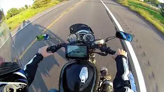 Turbo EFI Yamaha XS 850 ride to gas station