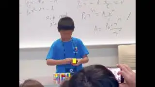 Talent Show: 7 3x3 Rubik’s Cubes in 93 seconds
