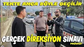 BÖYLE KULLANAN TEKTE GEÇER-DİREKSİYON SINAVI PROVASI 