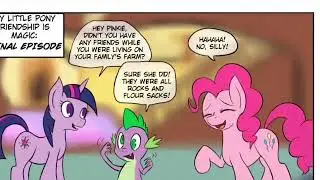 My little pony friendship is magic: Final episode - Mlp comic dub (sad)