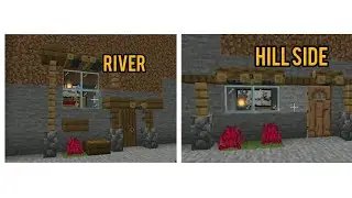 2 simple starter bases for survival Minecraft #1