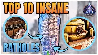 10 Extinction Ratholes You MUST USE, Hidden Base Locations & RATHOLES | Ark Survival Ascended