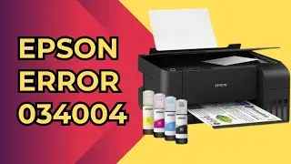 Epson error 034004  || Epson 3210 Red light error 