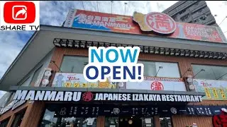 Now Open! Manmaru Japanese Izakaya Restaurant Tomas Morato Must Try!!! @sharetvph