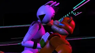 Glamrock Chica kiss Glamrock Freddy (FNaF Security Breach | SFM animation)