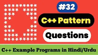 C++ Pattern Questions - 32 | Hollow Diamond Star Pattern | C++ Example Programs #77