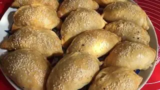 Куриная самса из слоеного теста
