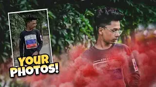 Smoke Bomb Effect Editing Instagram Viral Post Picsart Photo Editing | by Skay Studios