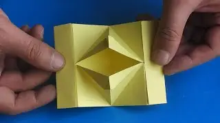 Оригами говорящие губы. Origami talking lips.