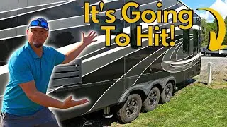 Big Rig Problems Trying To Leave! How Will We Get Out! Fulltime RV Living! RV Life!