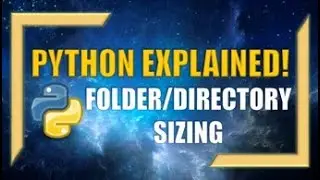 Finding Sizes of Folders/Directories With Python