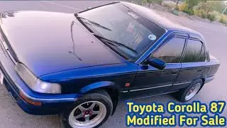 Toyota Corolla 87 Modified | Registered 1992 | For Sale | Details Review