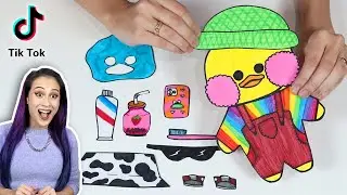 DE PAPER DUCK TREND VAN TIKTOK PROBEREN TE MAKEN! || Fan Friday