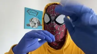 ASMR Spider Man do your cranial nerve exam | Fast paced ⚡️