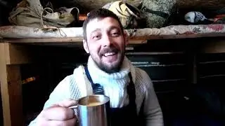 Зима 2021г. в лесу - 40 градусов Стелс капитан на пол пути отвалился амортизатор