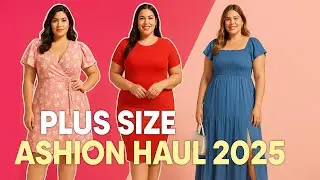 Plus Size Fashion Haul 2025  Maya’s Top 8 Curve Flattering Dresses