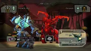 MONSTER LAB PS2 - THRUNCH LAST BOSS BATTLE *SECOND RUN :)