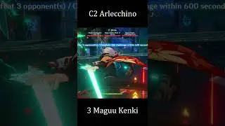 C2 Arlecchino vs triple maguu kenki 