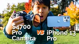 iPHONE 13 PRO vs $4700 PRO CAMERA SONY A7SIII | Which one is Better?