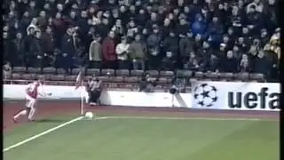 2001 March 6 Arsenal England 1 Spartak Moscow Russia 0 Champions League