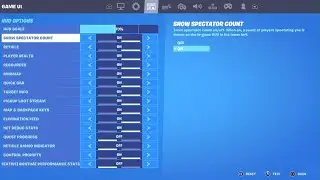 My settings