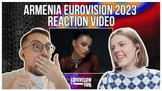 Armenia | Eurovision 2023 Reaction | Brunette - Future Lover | Eurovision Hub