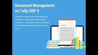 Document Management in Tally.ERP9 || Attached Document in Tally.ERP9
