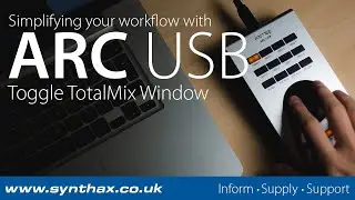 RME ARC USB - Simplifying Your Workflow: Toggle TotalMix Window