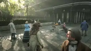 RDR2: feeding a feminist to a gator