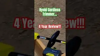 Ryobi Expand-It Cordless Trimmer, 4 YEAR REVIEW!!! #landscaping