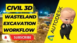 Mastering Civil 3D: Wasteland Excavation Workflow