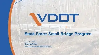 2-3 The Virginia Small Bridge Program Glenn McAninch, VDOT