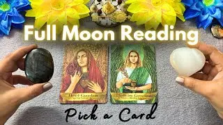 🌝 Aapke saath kuch khaas hone vala hai - Full Moon Reading | pick a card Tarot Reading 🎴✨
