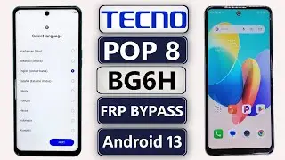 TECNO POP 8 (BG6H)FRP BYPASS ANDROID 13 TECNO POP 8 GOOGLEACCOUNT BYPASS UNLOCK TECNO POP 8 FRP