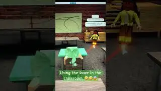 Using the laser in the classroom 🤣🤣😱