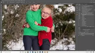 Fixing clothing working with layers, paint on, warp, inversing a layer mask in Photoshop CC hack