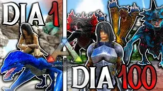 Sobrevivi 100 dias no Mundo dos Dragões em Ark Survival Evolved!
