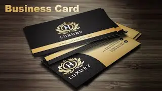 Golden Business Card Design || Adobe Illustrator Tutorial