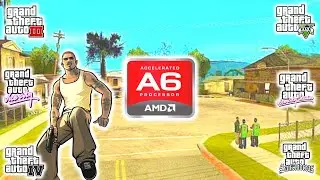 GTA Franchise on AMD Radeon R4 Graphics (2001-2013)