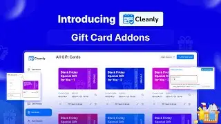 Cleanly Gift Card Addon — Create & Manage Gift Cards for Your Cleaning Business
