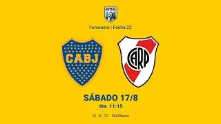FUTSAL AFA ♀️ 4ta | Fecha 22 | Boca Juniors 🆚 River Plate