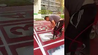 Track spraying numbers