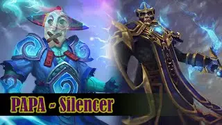 PAPA [Silencer] Easy Win Against Storm Spirit