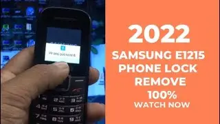 Samsung Guru Gt-E1215 Phone Lock Remove|Samsung Guru 1215 Lock Remove 100% Umt Tool