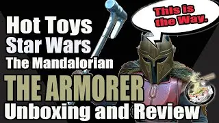 Hot Toys The Mandalorian The Armorer Unboxing and Review Star Wars TMS044 1/6 scale
