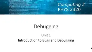 PHYS2320 Debugging Unit 1 Part 4
