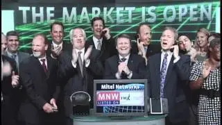 Mitel Networks Corporation (MNW:TSX) opens Toronto Stock Exchange, June 27, 2012.