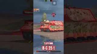 [7,675 DMG] B-C 25t WoT Blitz [jonyTANK_2021] #wotbliz #worloftanksblitz #wotb #gameplay #motivation