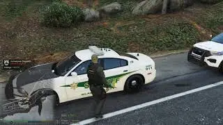 GTA V #LSPDFR PALETO BAY POLICE SHERIFF PATROL DODGE CHALLENGER